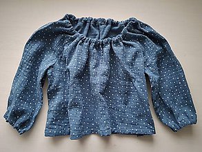 Detské oblečenie - detské bavlnené tričko/top (86 - Modrá) - 11313874_