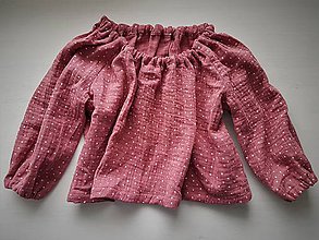 Detské oblečenie - detské bavlnené tričko/top (92 - Ružová) - 11313881_