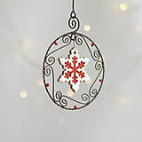 Dekorácie - vianočná dekorácia hviezda (Biela) - 11316400_