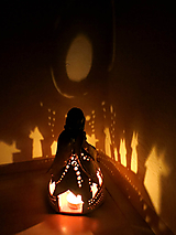 Svietidlá a sviečky - "Dedinôčka" - anjelska aromalampa - 11319217_