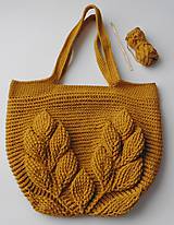 Kabelky - Handmade háčkovaná kabelka s 3D vzorom - 11318823_