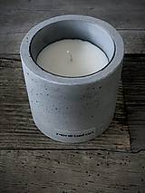 Svietidlá - Betónová sviečka VANY - 11321798_