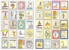Papier - Samolepky Malý princ - poštové známky - 11335290_