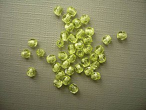 Minerály - Ohňovky, 3 mm - 100 ks, K225 - 11336361_