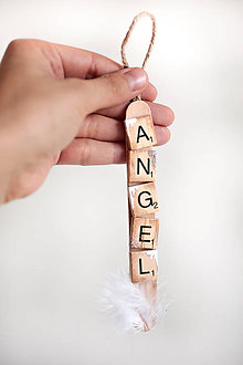 Dekorácie - Vianočná ozdoba-angel - 11336191_