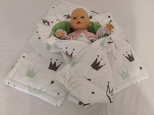 Hračky - Súpravka korunková, zelená 50x24 cm (Zelená) - 11341258_