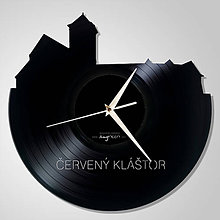 Hodiny - Kostol Červený Kláštor - vinylové hodiny (vinyl clocks) - 11343211_