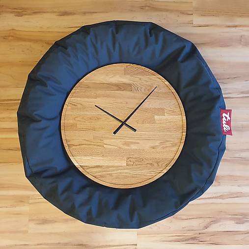 Marc Round Clock 60 cm - Dubové hodiny