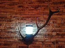 Svietidlá - Nástenná lampa z parožia-Woodstone - 11346968_