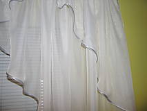 Úžitkový textil - Záclona Alana biela - 11342936_