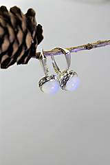 Náušnice - "opál" náušnice v striebre - 11351092_