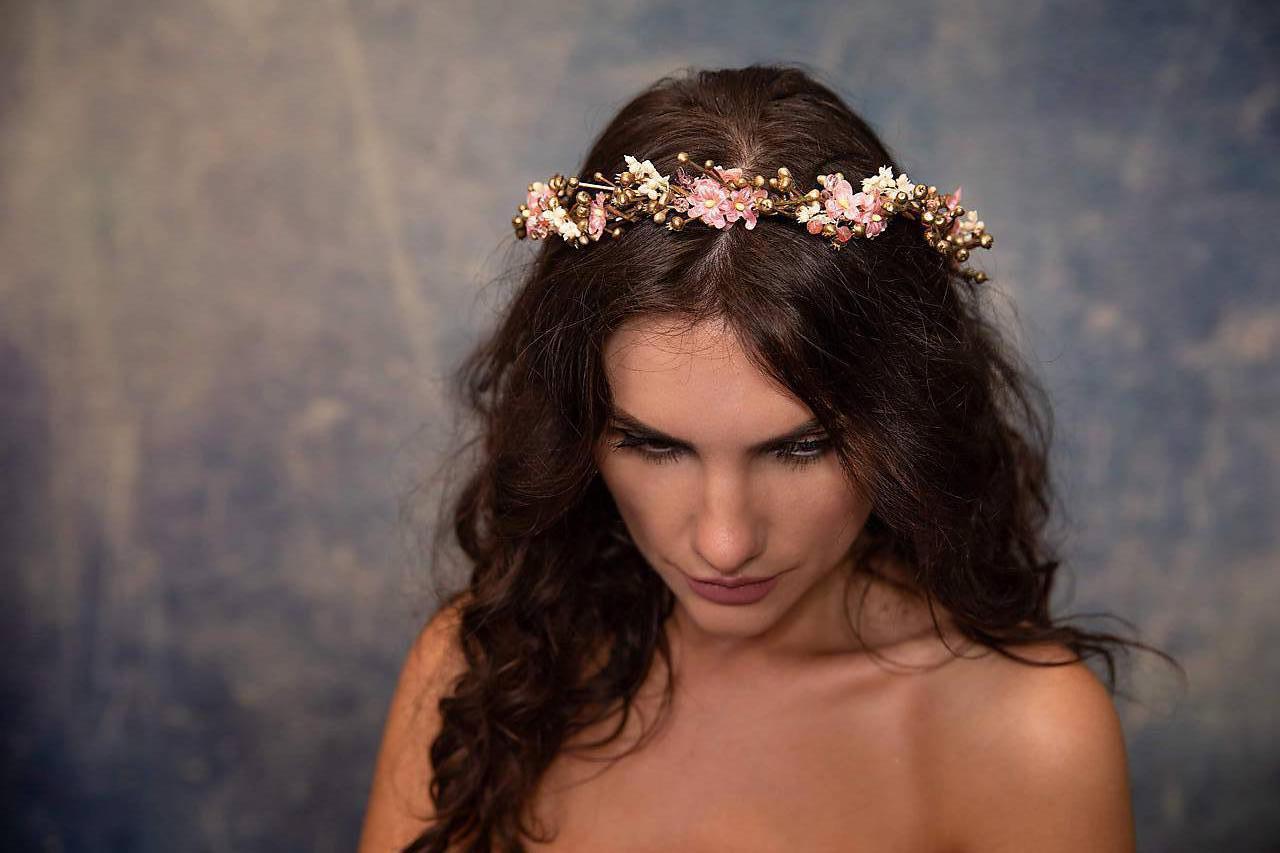 Kvetinový venček "stvorená pre nehu" 