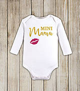 Detské oblečenie - Body Mini mama - 11358688_