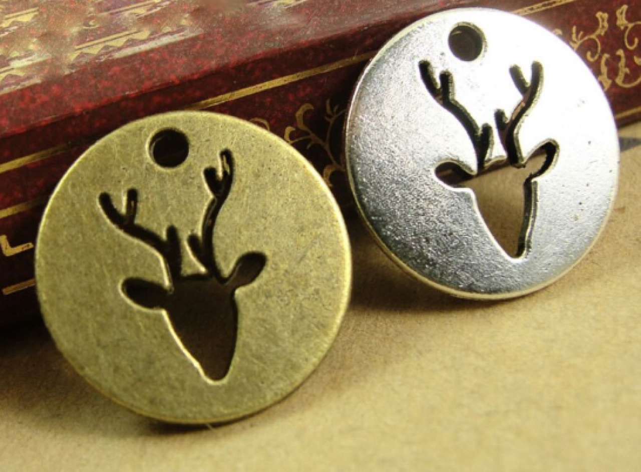 PR203 Prívesok vianočný jelenček 1,8 cm 