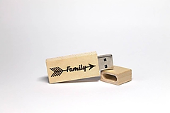 Papiernictvo - DREVENÉ USB_FAMILY - 11358875_