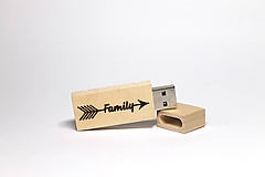 Papiernictvo - DREVENÉ USB_FAMILY - 11358878_