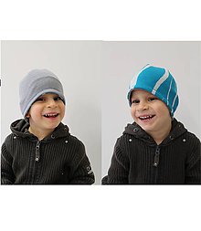 Čiapky, čelenky, klobúky - Obojstranná, dvojvrstevná čiapka - 100% MERINO - 11359468_