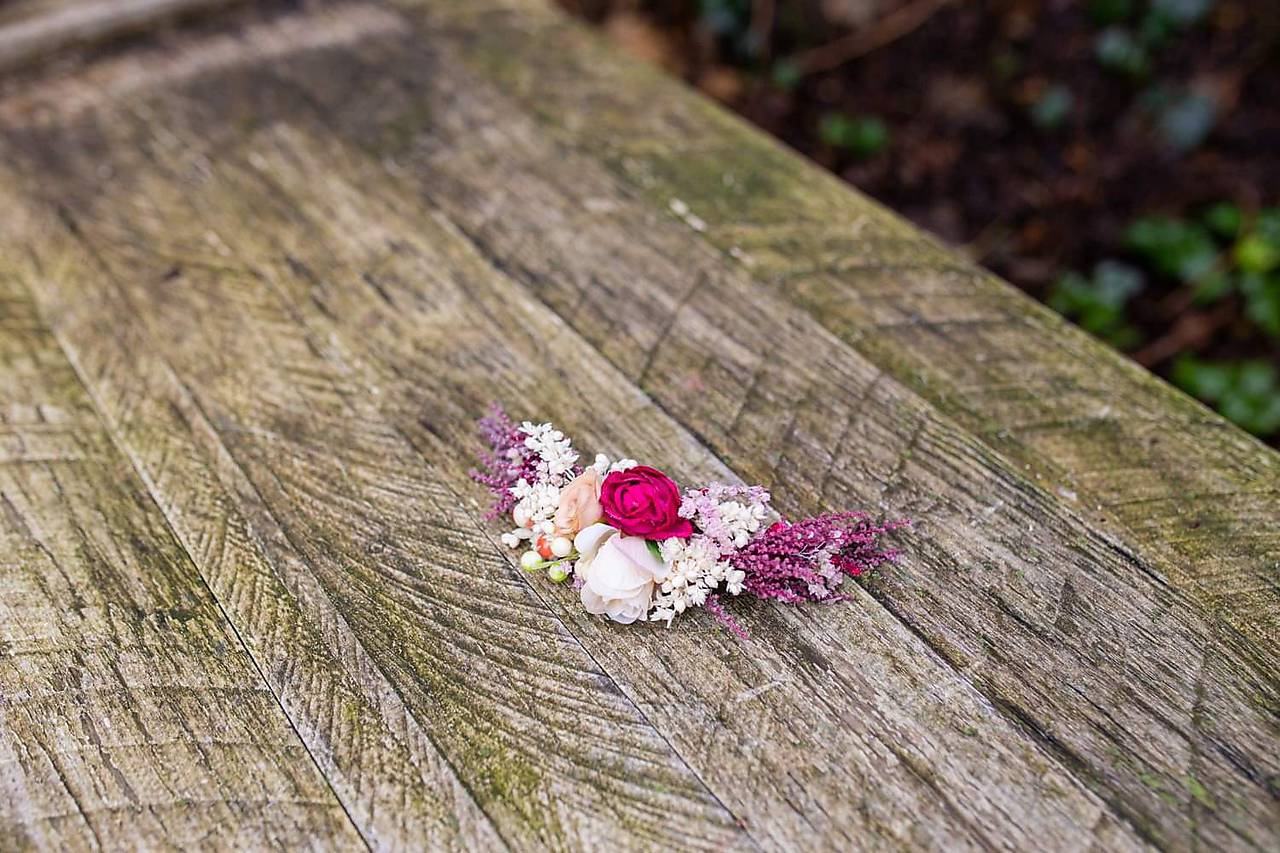 Kvetinový štvrťvenček "rumenec z bozkov"