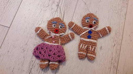 Dekorácie - perníček a perníčka - 11359606_