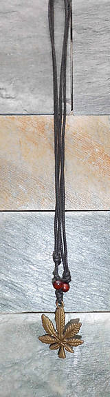 Náhrdelníky - Kovbojské leto - western (čierna šnurka cca 80 cm) - 11363952_