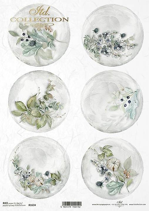 Papier - Ryžový papier R1634 / A4 - 11366514_