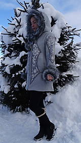 Bundy a kabáty - Ručne maľovaný kabát - 11371642_