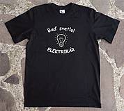 Topy, tričká, tielka - tričko pre elektrikára - 11377370_