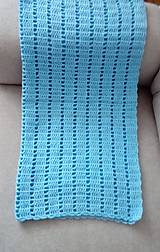 Detský textil - háčkovaná deka pre bábätko - 11378729_