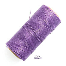 Galantéria - Linhasita voskovaná šnúrka na micro macramé, 0,5mm, bal.1klbko (335m), farebná škála č.2 (Lilac) - 11381301_