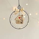 Dekorácie - vianočná dekorácia domček- vianoce (I) - 11381950_