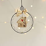 Dekorácie - vianočná dekorácia domček- vianoce (I) - 11381952_