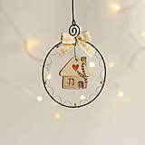 Dekorácie - vianočná dekorácia domček- vianoce (I) - 11381953_