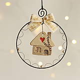 Dekorácie - vianočná dekorácia domček- vianoce (I) - 11381954_
