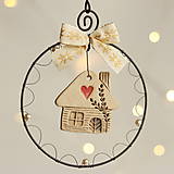 Dekorácie - vianočná dekorácia domček- vianoce (I) - 11381955_