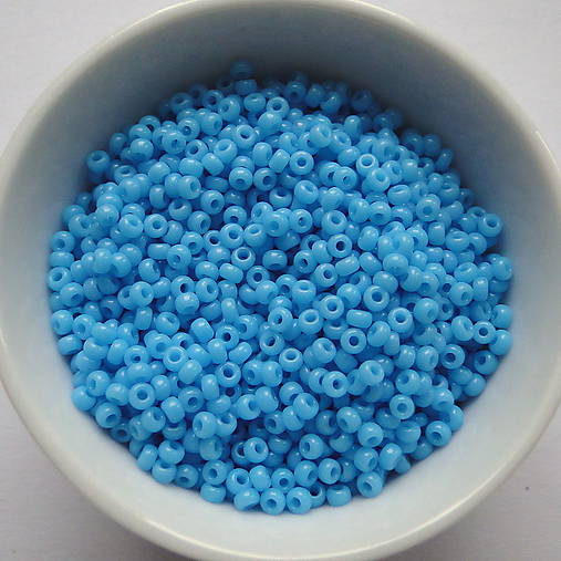 Rokajl MIYUKI 11/0=2mm-opaque-5g (turquise blue)
