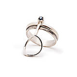 Prstene - Stylový střibrný prsten Matyas - 11385382_