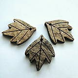 Korálky - List kokos 2,5cm-1ks - 11390022_