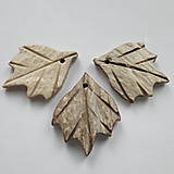 Korálky - List kokos 2,5cm-1ks - 11390033_