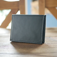 Peňaženky - Kožená peňaženka - Alex s výklopnou kapsou - 11396637_