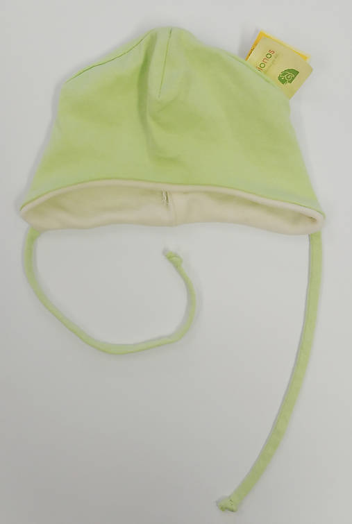 Detské čiapky - Prechodná čiapočka biobavlna/merino - 11395950_