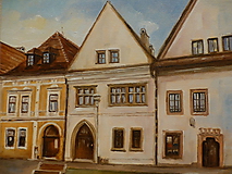 Obrazy - Bardejov - meštianske domy - 11397822_