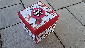 Papiernictvo - Krabička - Vianoce "Santa" - 11399907_