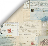 Papier - Scrapmir Nautical Graphic Letters scrapbook papier 12x12 inch - 35% ZĽAVA - 11400010_
