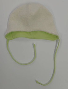 Detské čiapky - Čiapočka pre bábätko organická bavlna baránok - 11398711_