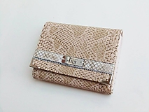 Peňaženky - Elegantní Béžová - 13 cm i na karty - 11398541_
