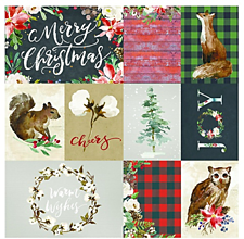 Papier - Scrapmir Merry Christmas - Cards scrapbook papier 12x12 inch - 35% ZĽAVA - 11402540_