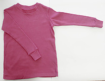 Detské oblečenie - 100% merino funkčné tričko s dlhým rukávom - 11406775_
