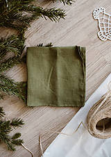 Úžitkový textil - Zero waste ľanová wreckovka - 11410982_