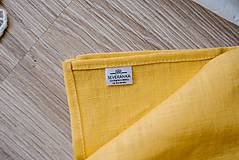 Úžitkový textil - Zero waste ľanová wreckovka - 11410984_