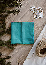 Úžitkový textil - Zero waste ľanová wreckovka - 11410985_